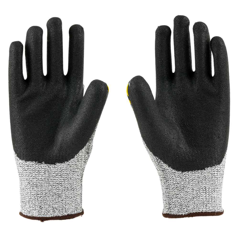 H33TDL Nitrile Coated Safety Gloves Pack of 1 I Oil Abrasion Resistant I Industrial Grip Gloves