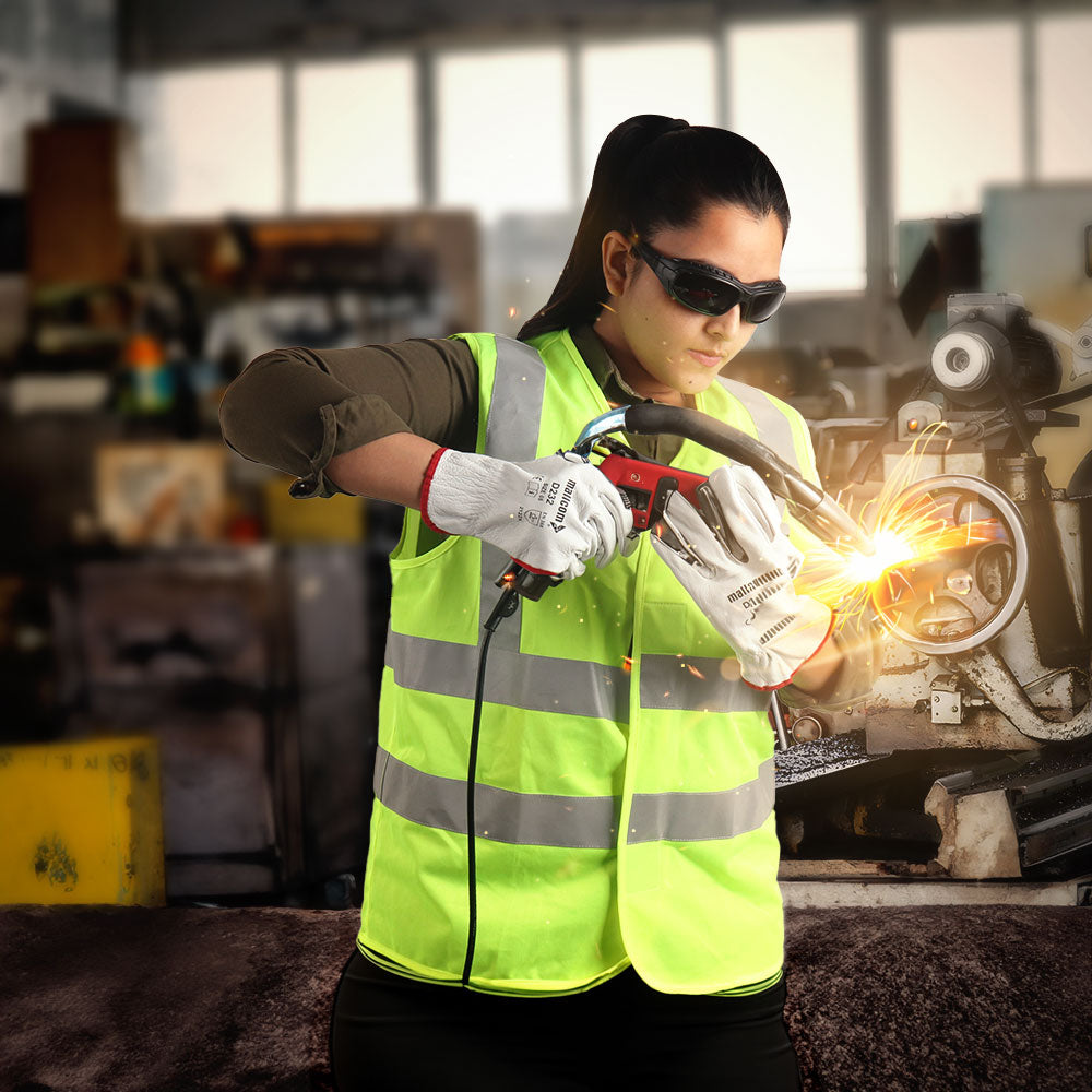 Safety Gear Set 4- Safety Vest, Gloves, Goggles