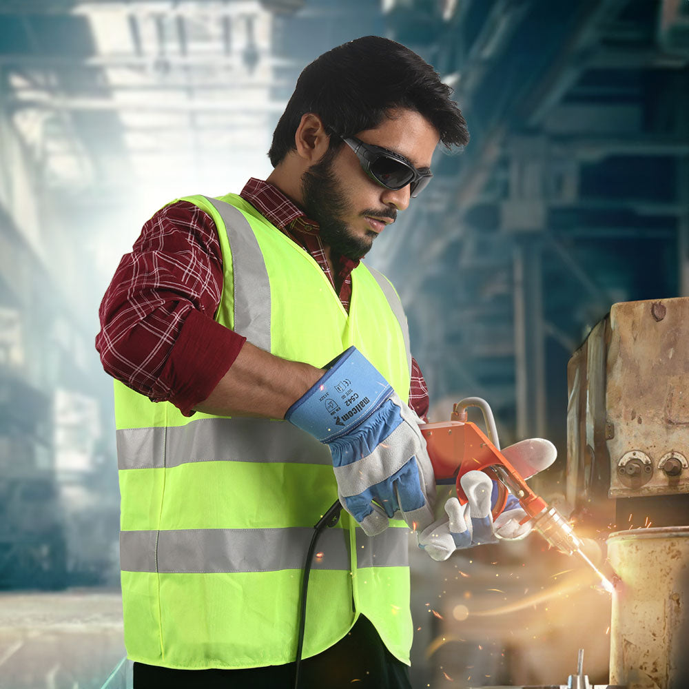 Safety Gear Set 2 - Safety Vest, Gloves, Goggles