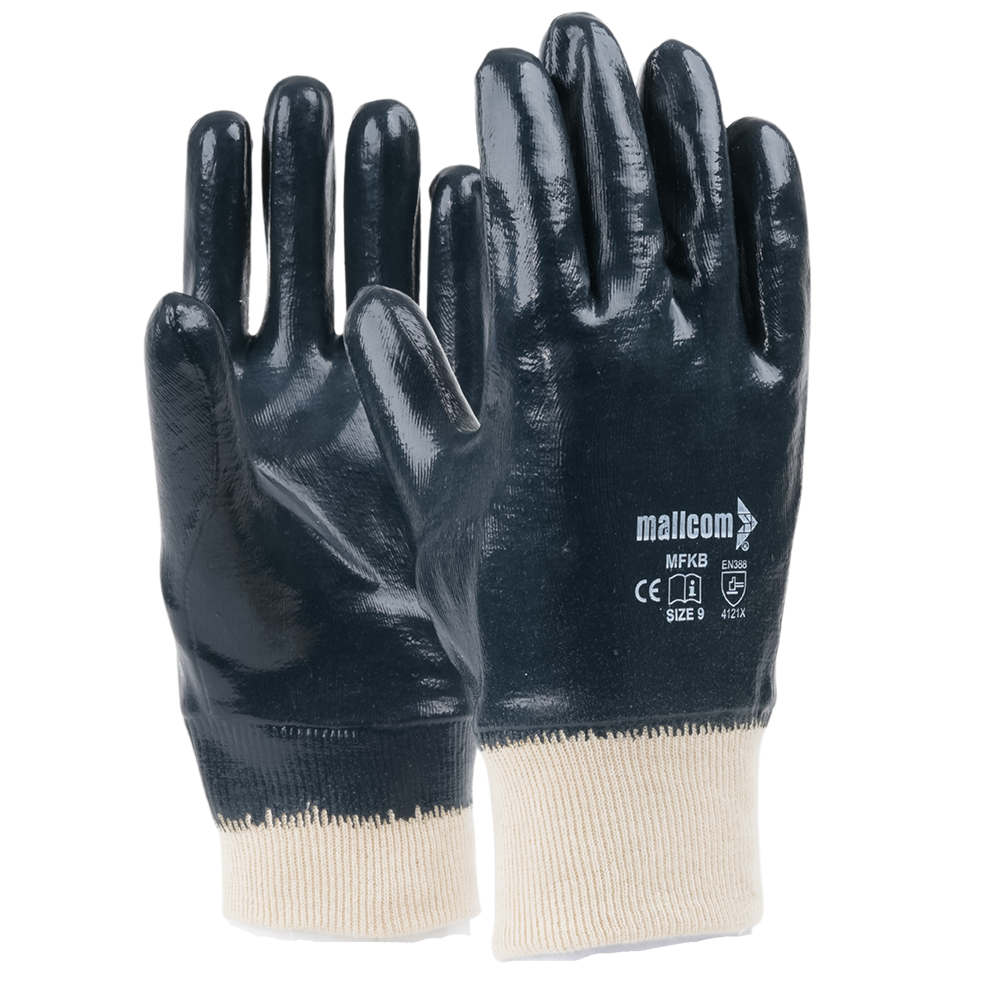Shop Chemical & Oil Resistant Nitrile Gloves – MFKB by Mallcom