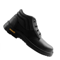 Mallcom Docker S1 EN ISO 20345 Certified low Ankle Safety Shoes | Steel Toe PU Sole I Anti-Static Industrial Work Shoes