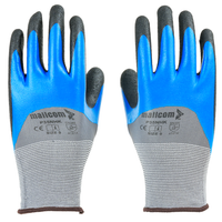 P35NHK Dual Nitrile Coated Safety Gloves Pack of 12 | Sandy Grip | Abrasion Resistant