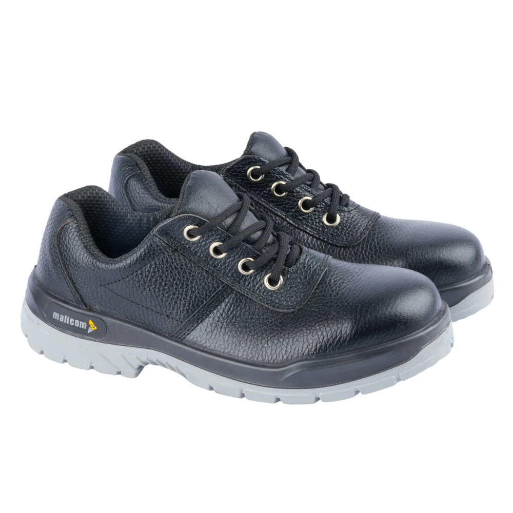 PAMPAS S1 BG DD Safety Shoes I EN ISO Certified I Steel Toe Protection I Barton Grain Leather I Double Density PU Sole