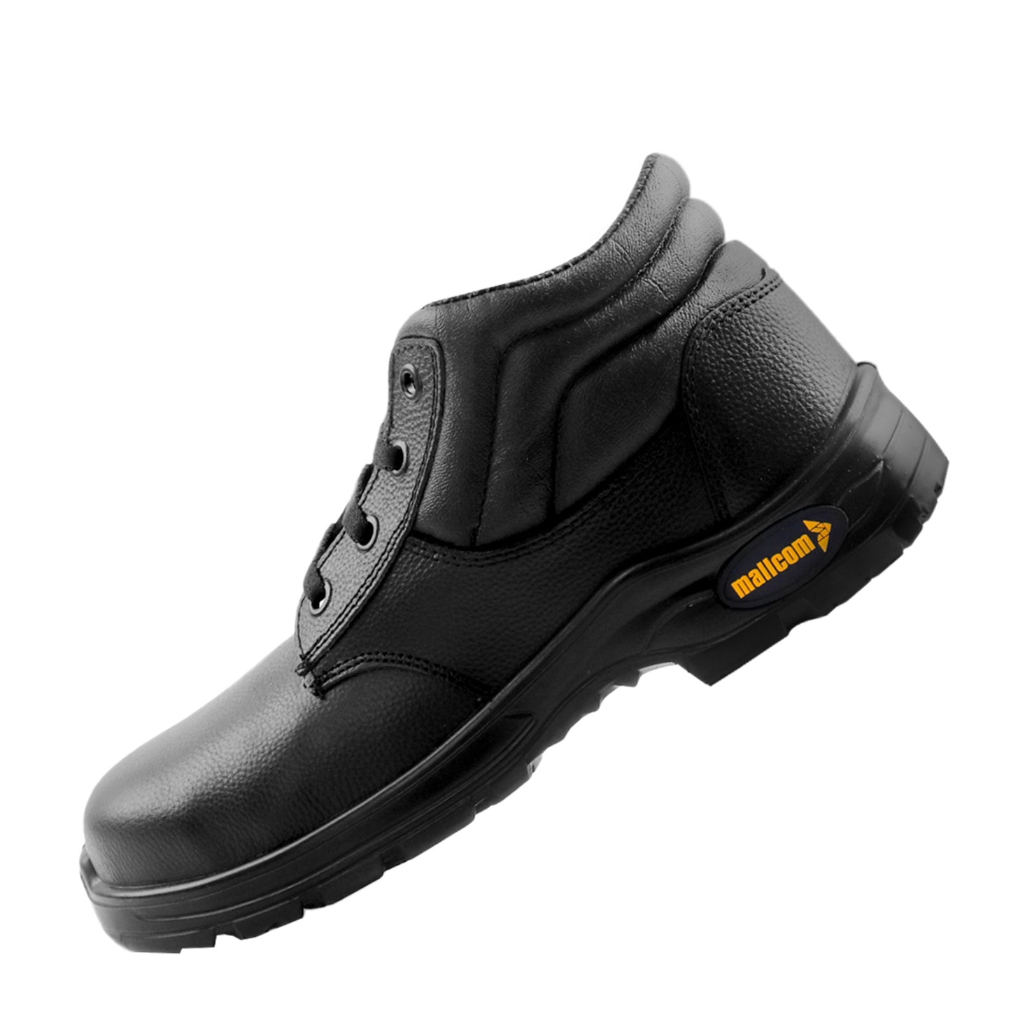 Mallcom Docker S1 EN ISO 20345 Certified low Ankle Safety Shoes | Steel Toe PU Sole I Anti-Static Industrial Work Shoes