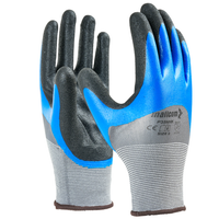 P35NHK Dual Nitrile Coated Safety Gloves Pack of 12 | Sandy Grip | Abrasion Resistant