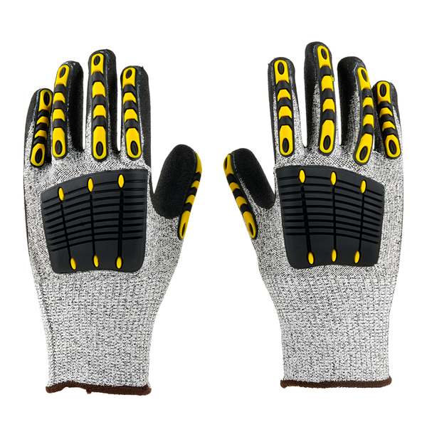 H33TDL Nitrile Coated Safety Gloves Pack of 1 I Oil Abrasion Resistant I Industrial Grip Gloves