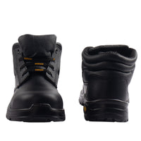 Mallcom Docker S1 EN ISO 20345 Certified low Ankle Safety Shoes | Steel Toe PU Sole I Anti-Static Industrial Work Shoes