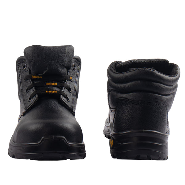 Mallcom Docker S1 EN ISO 20345 Certified low Ankle Safety Shoes | Steel Toe PU Sole I Anti-Static Industrial Work Shoes