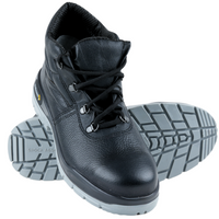 PALLAS S1 BG DD Safety Shoes I EN ISO Certified I Steel Toe Protection I Barton Grain Leather I Double Density PU Sole