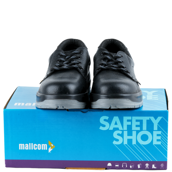 COUGAR EN ISO Certified Steel Toe Safety Shoes I Slip & Oil Resistant Double Density PU Sole I Antistatic Leather Work Shoes