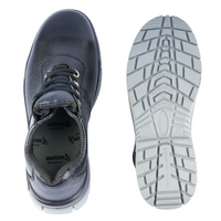 PAMPAS S1 BG DD Safety Shoes I EN ISO Certified I Steel Toe Protection I Barton Grain Leather I Double Density PU Sole