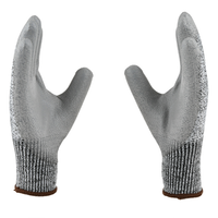 P363G Cut Resistant Safety Gloves I EN388 Certified I Pack of 2 I PU Palm Coated Gloves
