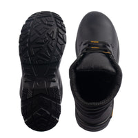 Mallcom Docker S1 EN ISO 20345 Certified low Ankle Safety Shoes | Steel Toe PU Sole I Anti-Static Industrial Work Shoes
