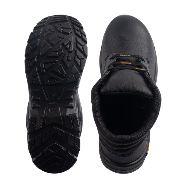 Mallcom Docker S1 EN ISO 20345 Certified low Ankle Safety Shoes | Steel Toe PU Sole I Anti-Static Industrial Work Shoes