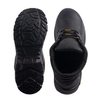 Docker S1 EN ISO 20345 Certified High Ankle Safety Shoes | Steel Toe PU Sole I Anti-Static Industrial Work Shoes