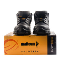 Docker S1 EN ISO 20345 Certified High Ankle Safety Shoes | Steel Toe PU Sole I Anti-Static Industrial Work Shoes
