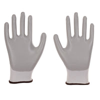 Mallcom P25NGA EN388 Certified Nitrile Coated Safety Gloves Pack of 12 I Oil Abrasion Resistant Grip Gloves I Industrial Use