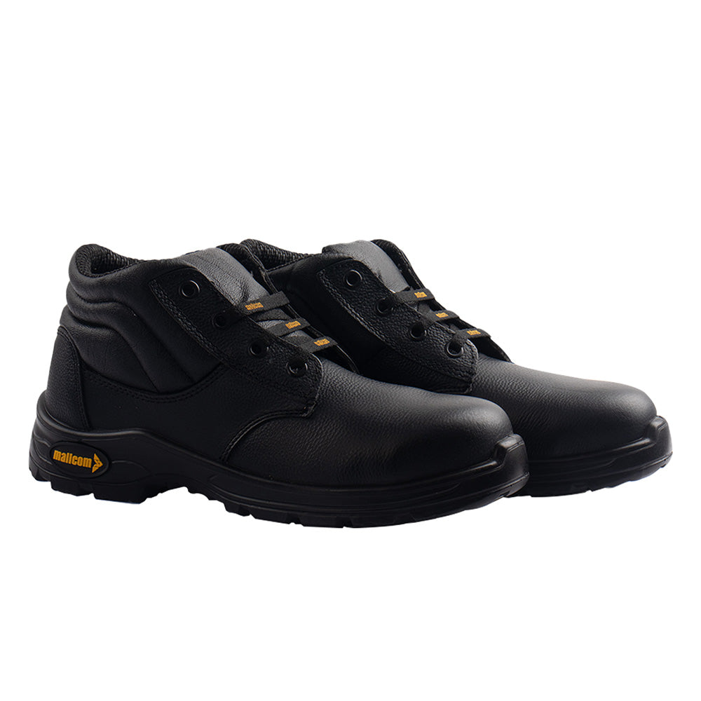 Docker S1 EN ISO 20345 Certified High Ankle Safety Shoes | Steel Toe PU Sole I Anti-Static Industrial Work Shoes