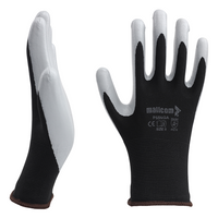 P55NGA Nitrile Coated Safety Gloves Pack of 12 I Oil Abrasion Resistant I Industrial Grip Gloves