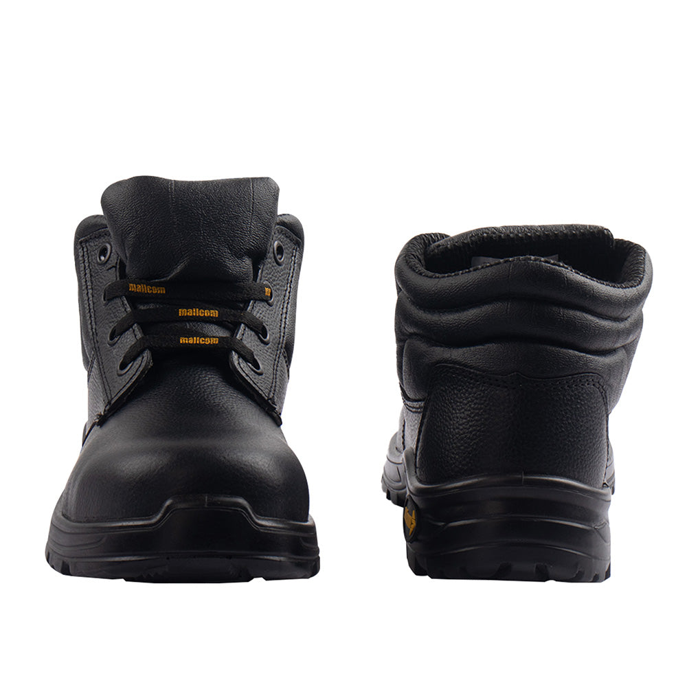 Docker S1 EN ISO 20345 Certified High Ankle Safety Shoes | Steel Toe PU Sole I Anti-Static Industrial Work Shoes