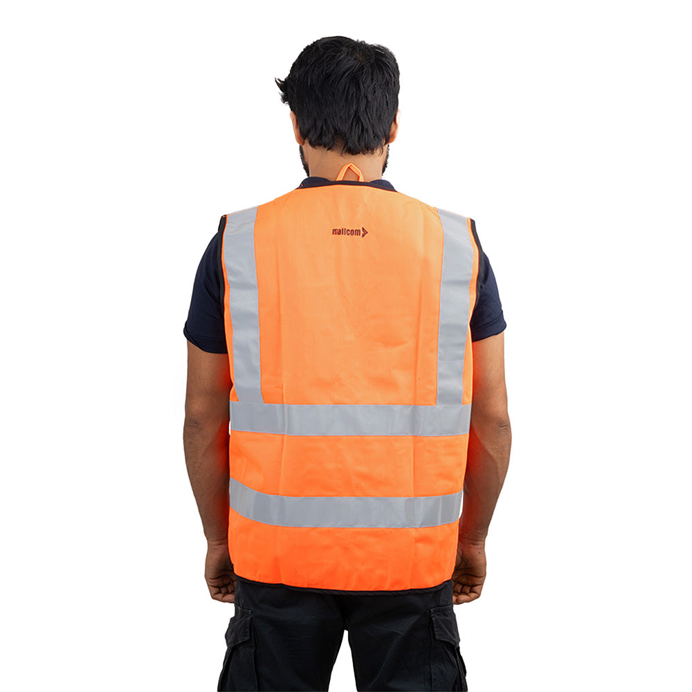 PROCLO 31 High Visibility Reflective Safety Jacket I Polyester Workwear Vest I Industrial Use