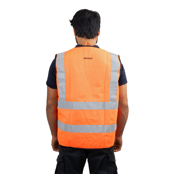 PROCLO 31 High Visibility Reflective Safety Jacket I Polyester Workwear Vest I Industrial Use
