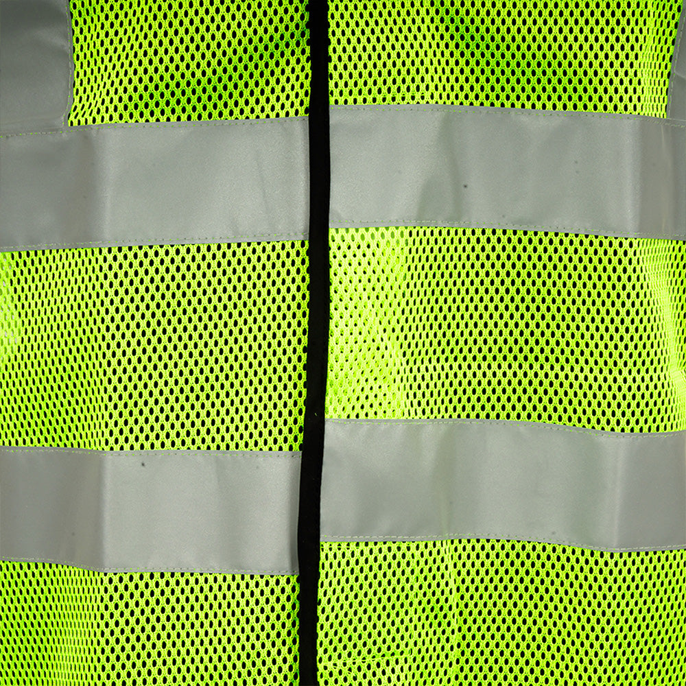PROCLO 61 Reflective Safety Vest I 120 GSM Polyester I Construction Traffic Use