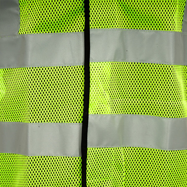 PROCLO 61 Reflective Safety Vest I 120 GSM Polyester I Construction Traffic Use