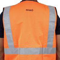 PROCLO 31 High Visibility Reflective Safety Jacket I Polyester Workwear Vest I Industrial Use