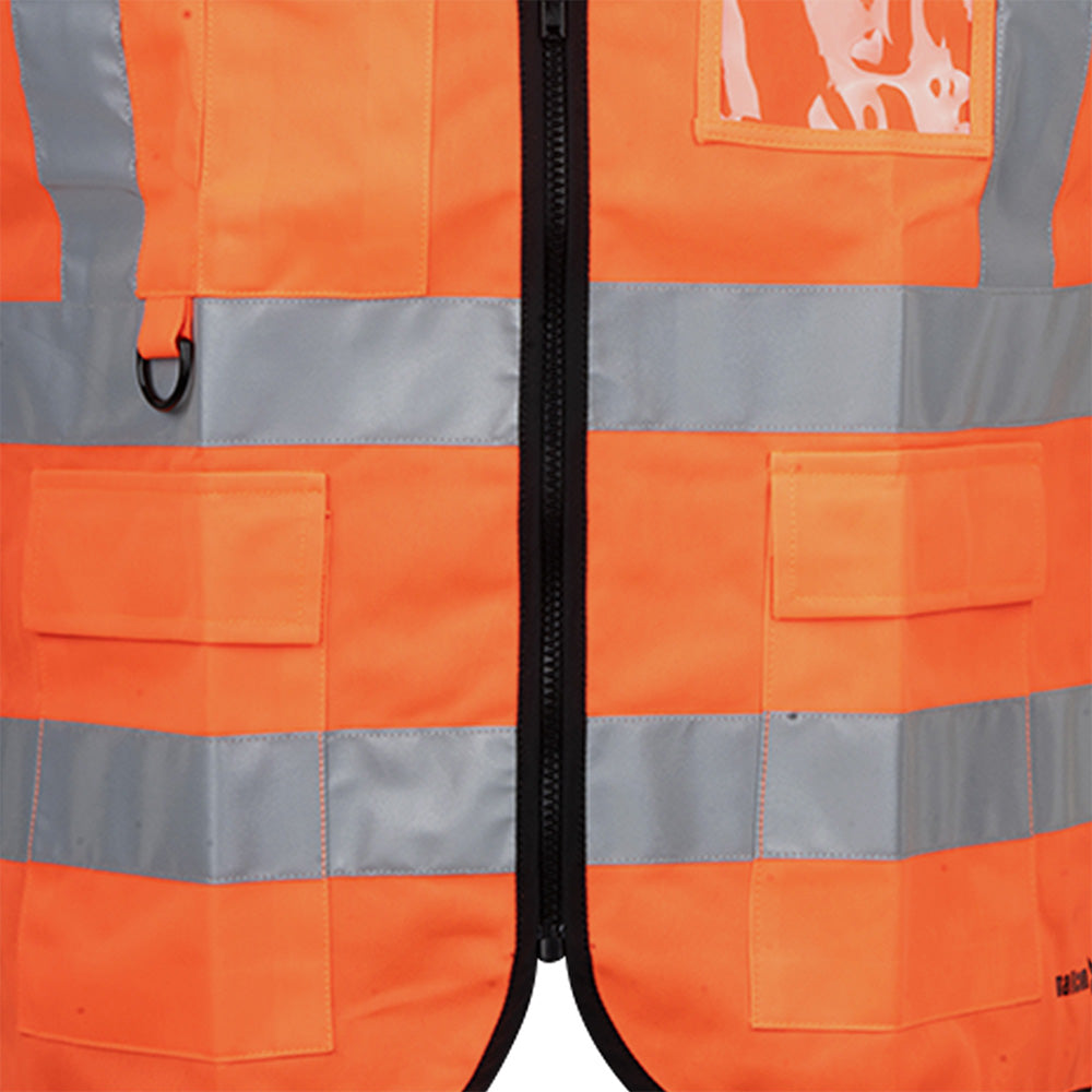 PROCLO 31 High Visibility Reflective Safety Jacket I Polyester Workwear Vest I Industrial Use