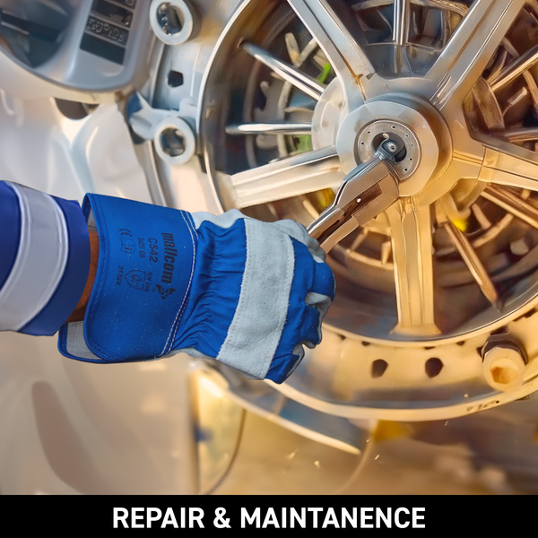 Mallcom C542 gloves for maintenance and mechanical tool handling