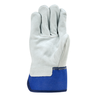 Mallcom C542 leather safety glove single piece detailed view