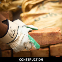 C853 safety gloves suitable for construction work requiring durable hand protection.