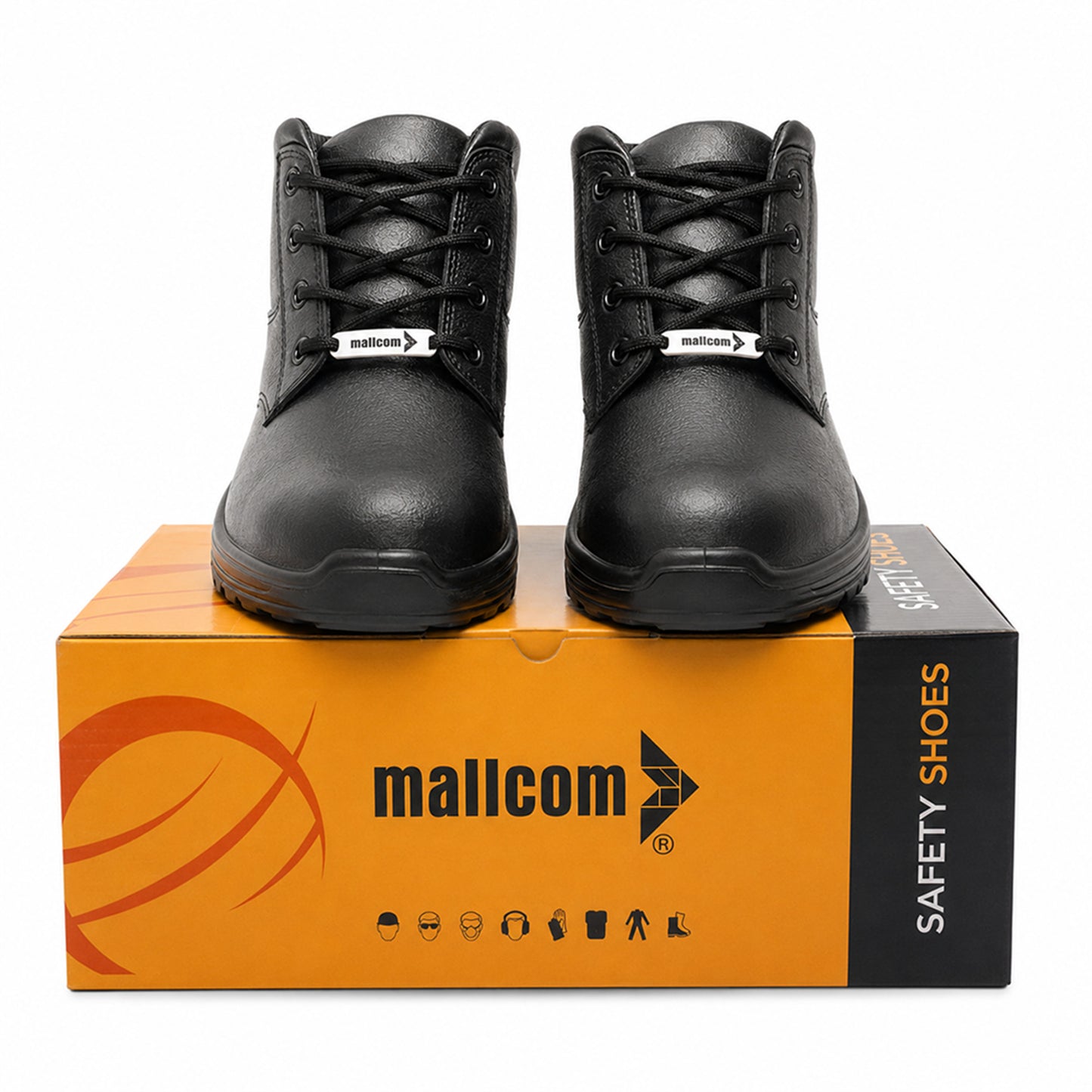 Docker S1 EN ISO Certified High Ankle Safety Shoes | Steel Toe PU Sole I Anti-Static Industrial Work Shoes