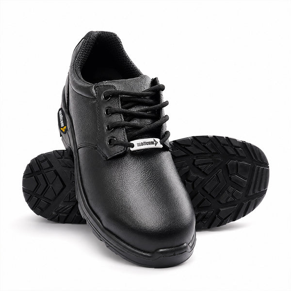 Doxle S1 EN ISO Certified low Ankle Safety Shoes | Steel Toe PU Sole I Anti-Static Industrial Work Shoes