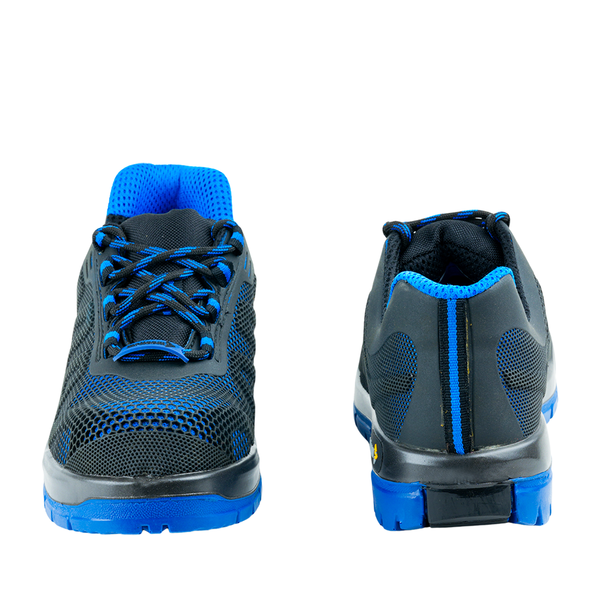 Freddie G22 safety shoes showing the front profile and rear heel design.