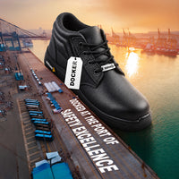 Docker S1 High Ankle Safety Boots | Steel Toe | Antistatic PU Sole