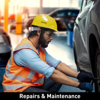 Jasper II yellow safety helmet suitable for repairs and maintenance tasks requiring reliable head protection.