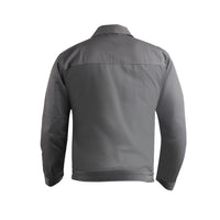 Back view of the KOLDING workwear jacket showing durable construction and ergonomic workwear design.
