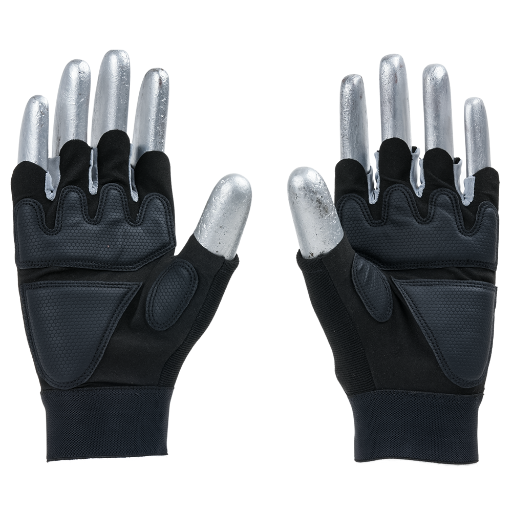  Front view of MACH 31 safety gloves featuring artificial leather palm and honeycomb PU grip for enhanced control.