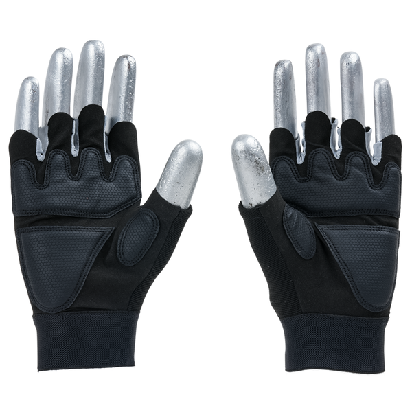  Front view of MACH 31 safety gloves featuring artificial leather palm and honeycomb PU grip for enhanced control.