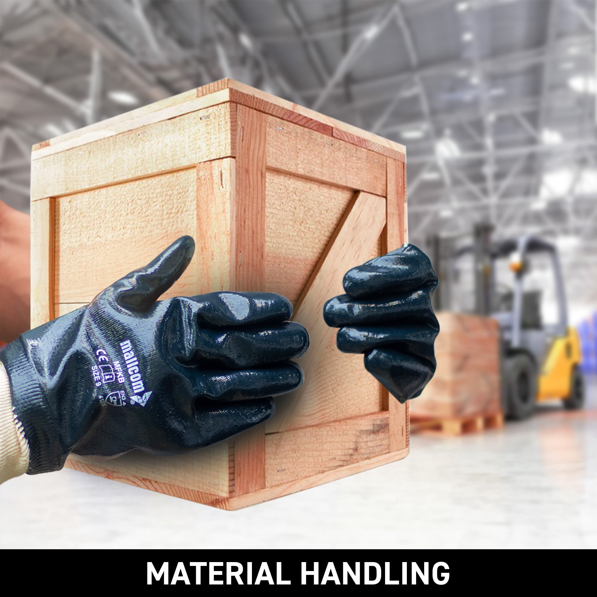 Shop Chemical & Oil Resistant Nitrile Gloves – MFKB by Mallcom