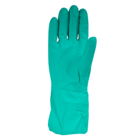 Single NF153G safety glove displaying raised diamond grip and chemical-resistant nitrile construction.