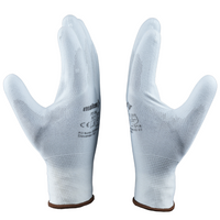 Back-to-back view of P213W safety gloves showcasing ergonomic design and comfortable fit.