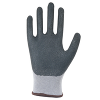 Single P35NBG safety glove displaying nitrile-coated palm and lightweight polyester liner construction.