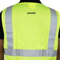 PROCLO 41 EN 20471 I High Visibility Safety Vest I Reflective Tape I Polyester Industrial Workwear