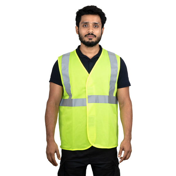PROCLO 41 EN 20471 I High Visibility Safety Vest I Reflective Tape I Polyester Industrial Workwear