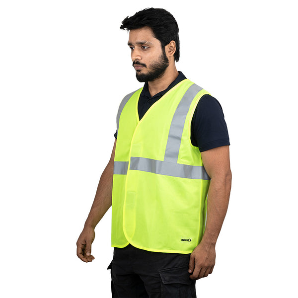 PROCLO 41 EN 20471 I High Visibility Safety Vest I Reflective Tape I Polyester Industrial Workwear