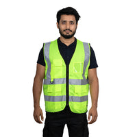 PROCLO 71 Reflective Safety Vest EN 20471 I Lightweight Polyester I Industrial Workwear