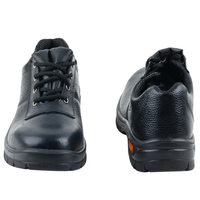 Mallcom Tiger Front view of Lorex safety shoes with steel toe cap impact protection